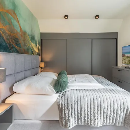 公寓 Apartmenthaus Vor Den Halligen Wattblick De Luxe 北滩岛