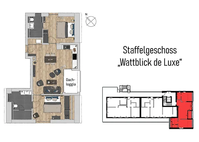 Apartmenthaus Vor Den Halligen Wattblick De Luxe Nordstrand